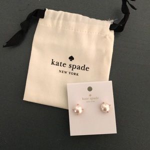 NWT Kate Spade pearl studs